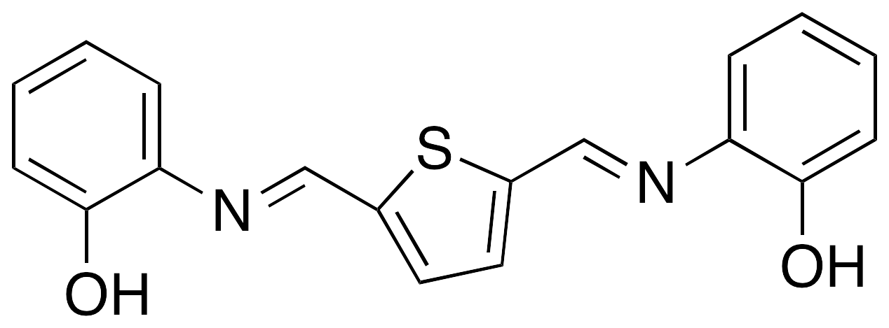 2,2'-[2,5-Thiophenediylbis[(E)-methylidynenitrilo]]bisphenol