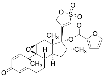 (9beta,11beta,16alpha,17alphalpha)-17-(2,2-Dioxido-5H-1,2-oxathiol-4-yl)-9,11-epoxy-17-[(2-furanylcarbonyl)oxy]-16-methyl-androsta-1,4-dien-3-one