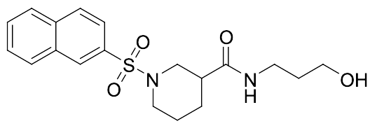 4-Hydroxy-1-(1-(naphthalen-2-ylsulfonyl)piperidin-3-yl)butan-1-one