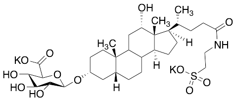 12-Hydroxy Taurolithocholic Acid O-3-Glucuronide Dipotassium Salt