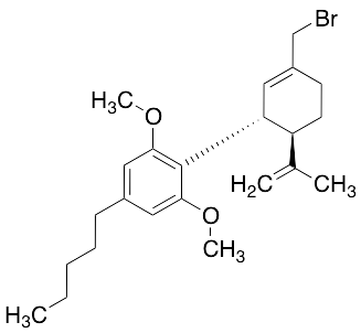 2-[(1R,6R)-3-(Bromomethyl)-6-(1-methylethenyl)-2-cyclohexen-1-yl]-1,3-dimethoxy-5-pentylbenzene