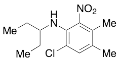 N-(1-Ethylpropyl)- 2-nitro-,3,4-dimethyl-6-chloro-Benzenamine