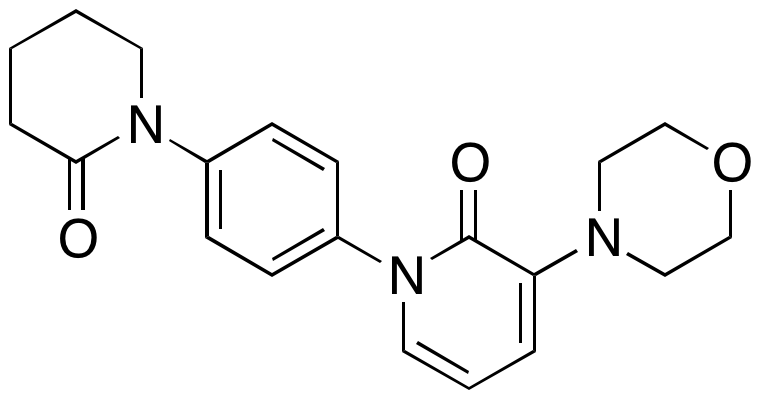Des-(1-(4-methoxyphenyl)-4,5-dihydro-1H-pyrazole-3-carboxamide) 4,5-Dehydro 3-Morpholino Apixaban