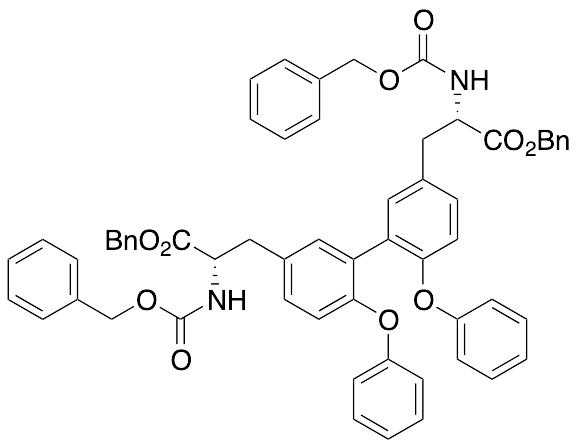 (Alpha3S,Alpha3'S)-6,6'-Dibenzyloxy-Alpha3,Alpha3'-bis[[(benzyloxy)carbonyl]amino]-[1,1'-biphenyl]-3,3'-dipropanoic Acid 3,3'-Bis(benzyl) Ester