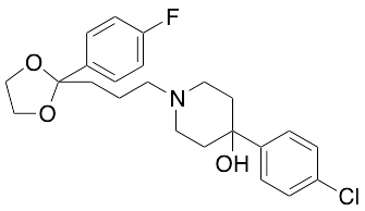 4-(4-Chlorophenyl)-1-[3-[2-(4-fluorophenyl)-1,3-dioxolan-2-yl]propyl]-4-piperidinol