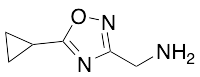 [(5-Cyclopropyl-1,2,4-oxadiazol-3-yl)methyl]amine