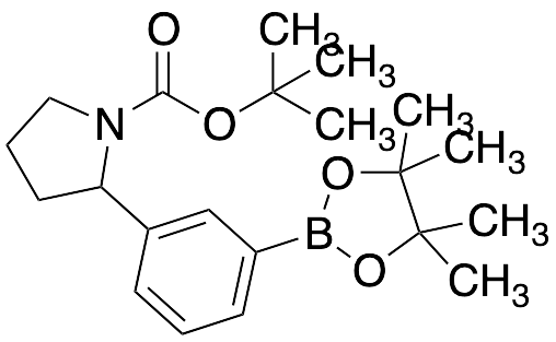2-[3-(4,4,5,5-Tetramethyl-[1,3,2]dioxaborolan-2-yl)phenyl]pyrrolidine-1-carboxylic acid tert-butyl Ester