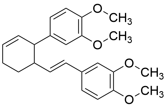3-(3,4-Dimethoxyphenyl)-4-[(E)-3,4-dimethoxystyryl]cyclohex-1-ene