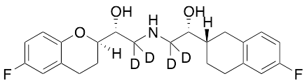 (R,R,S,R)-Nebivolol Hydrochloride-d4