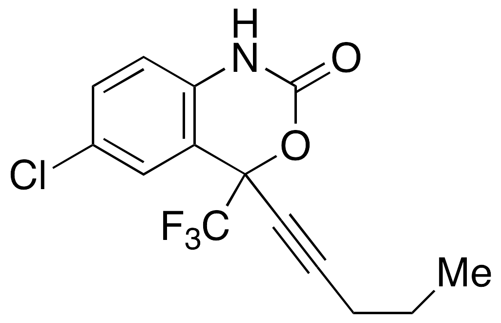 rac 6-Chloro-1,4-dihydro-4-(1-pentynyl)-4-(trifluoromethyl)-2H-3,1-benzoxazin-2-one