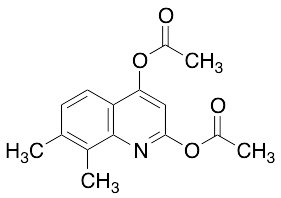 7,8-Dimethylquinoline-2,4-diyl Diacetate