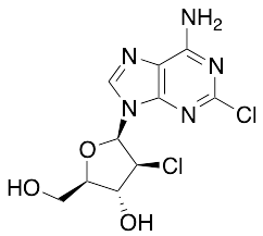 2-Chloro-9-(2-chloro-2-deoxy-beta-D-arabinofuranosyl)purin-6-amine