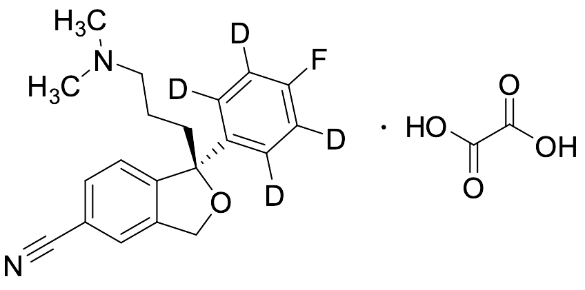(S)-Citalopram-d4 Oxalate