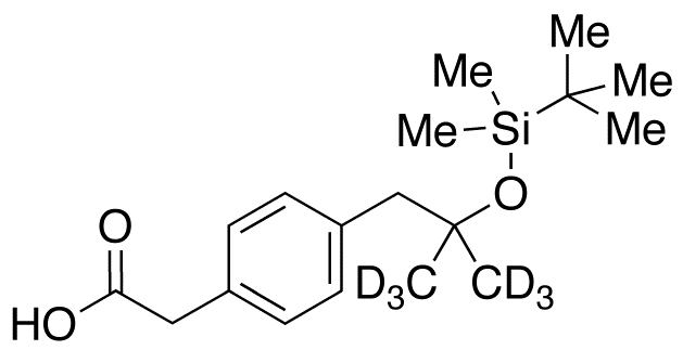 rac 2-(tert-Butyldimethylsilyloxy)-Alpha-desmethyl Ibuprofen-d6