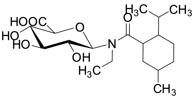 (2S,3S,4S,5R,6R)-6-(N-Ethyl-2-isopropyl-5-methylcyclohexane-1-carboxamido)-3,4,5-trihydroxytetrahydro-2H-pyran-2-carboxylic Acid