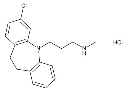 Desmethylclomipramine Hydrochloride 1.0 mg/ml in Methanol (as free base) - CAS No. 29854-14-6 Desmethylclomipramine Hydrochloride 1.0 mg/ml in Methanol (as free base)