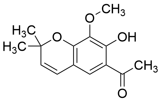 1-(7-Hydroxy-8-methoxy-2,2-dimethyl-2H-1-benzopyran-6-yl)ethanone