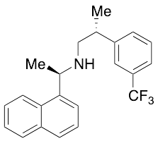 (R)-N-((R)-1-(naphthalen-1-yl)ethyl)-2-(3-(trifluoromethyl)phenyl)propan-1-amine