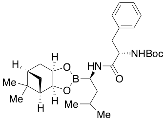 N-[(1S)-2-[[(1R)-1-[(3aS,4S,6S,7aR)-hexahydro-3a,5,5-trimethyl-4,6-methano-1,3,2-benzodioxaborol-2-yl]-3-methylbutyl]amino]-2-oxo-1-(phenylmethyl)ethyl]-Carbamic Acid 1,1-Dimethylethyl Ester