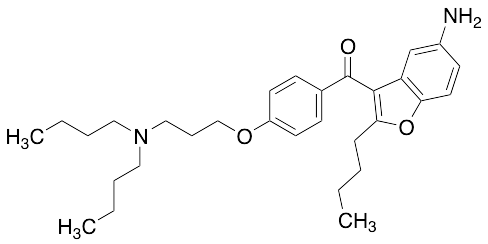 (5-Amino-2-butyl-3-benzofuranyl)[4-[3-(dibutylamino)propoxy]phenyl]methanone