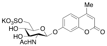 4-Methylumbelliferyl 6-Sulfo-2-acetamido-2-deoxy-(beta)-D-glucopyranoside Potassium Salt