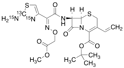 Cefixime Methyl tert-Butyl Diester-13C,15N2