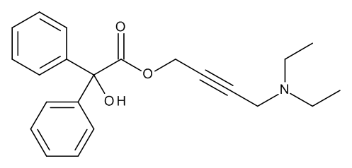 4-(Diethylamino)but-2-ynyl 2-Hydroxy-2,2-diphenylacetate (Diphenyl Analogue of Oxybutynin) - CAS No. 14943-53-4 4-(Diethylamino)but-2-ynyl 2-Hydroxy-2,2-diphenylacetate (Diphenyl Analogue of Oxybutynin)