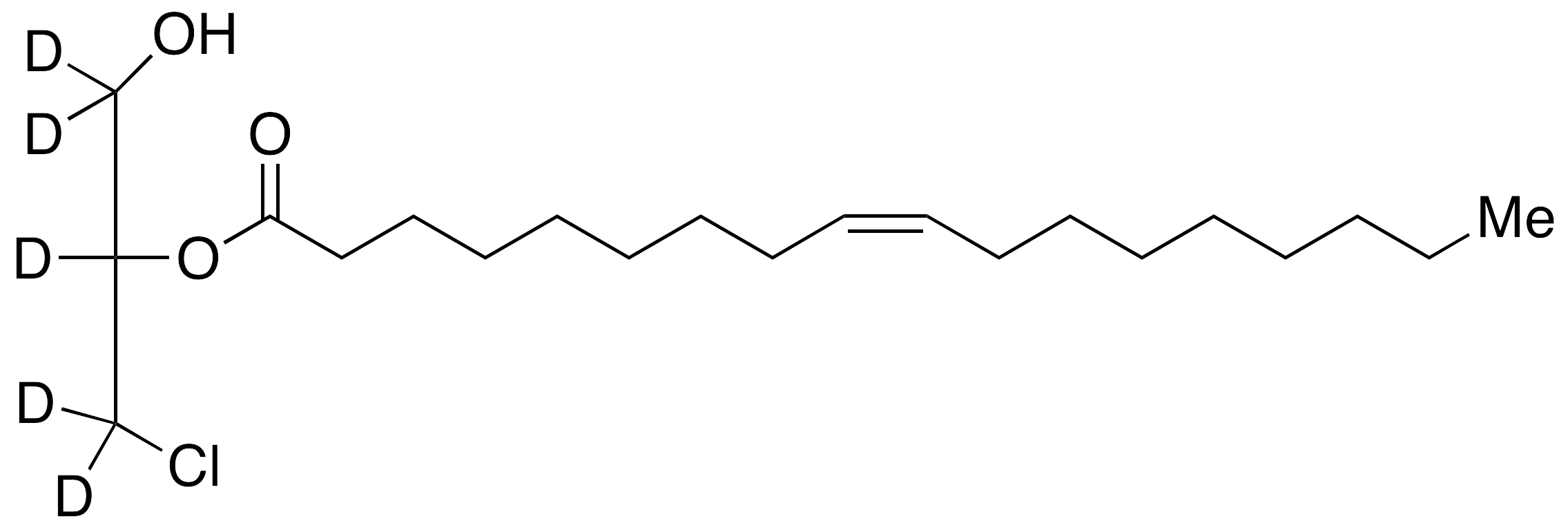 rac 2-Oleoyl-3-chloropropanediol-d5, 95%