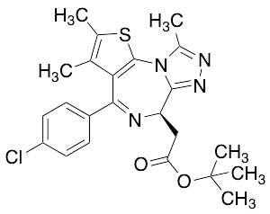 (R)-(-)-tert-Butyl 2-(4-(4-Chlorophenyl)-2,3,9-trimethyl-6H-thieno[3,2-f][1,2,4]triazolo[4,3-a][1,4]diazepin-6-yl)acetate