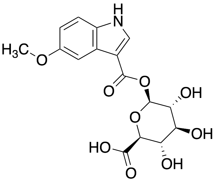 1-(5-Methoxy-1H-Indole-3-carboxylate)-beta-D-glucopyranuronic Acid