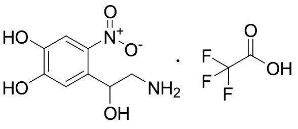 6-Nitronoradrenaline TFA Salt (>85%)