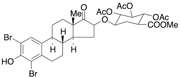 2,4-Dibromo-beta-D-Glucopyranosiduronic Acid Estrane Derivative