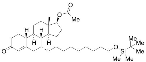 7beta-Acetyloxy-7alpha-[9-(dimethyl(tert-butylsilyloxy)nonyl]estr-4-en-3-one
