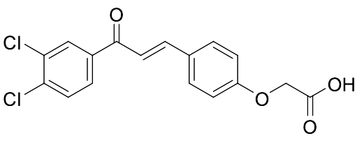 2-[4-[3-(3,4-Dichlorophenyl)-3-oxo-1-propen-1-yl]phenoxy]acetic Acid
