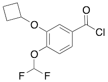 3-Cyclobutoxy-4-(difluoromethoxy)benzoyl Chloride
