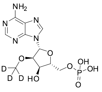 ((2R,3R,4R,5R)-5-(6-Amino-9H-purin-9-yl)-3-hydroxy-4-(methoxy-d3)tetrahydrofuran-2-yl)methyl Dihydrogen Phosphate
