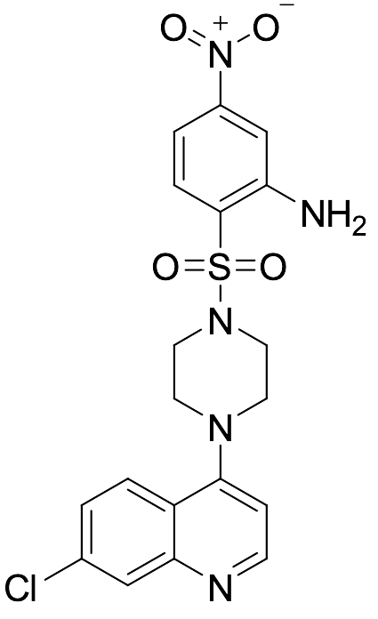 2-[4-(7-Chloroquinolin-4-yl)piperazin-1-yl]sulfonyl-5-nitroaniline