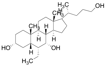(3alpha,5beta,6alpha,7alpha)-6-Ethylcholane-3,7,24-triol