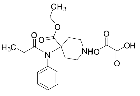 Ethyl 4-(N-phenylpropionamido)piperidine-4-carboxylate Oxalate