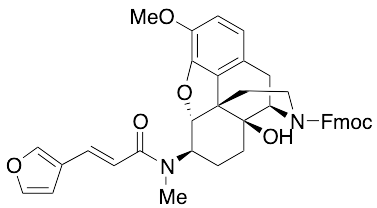 (5a,6b)-4,5-Epoxy-6-[[(2E)-3-(3-furanyl)-1-oxo-2-propenyl]methylamino]-14-hydroxy-3-methoxymorphinan-17-carboxylic Acid 9H-Fluoren-9-ylmethyl Ester