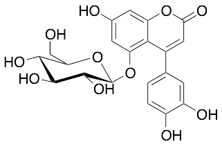 4-(3,4-Dihydroxyphenyl)-5-(beta-D-glucopyranosyloxy)-7-hydroxy-2H-1-benzopyran-2-one