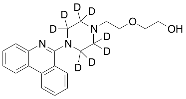 2-(2-(4-Phenanthridin-6-yl)piperazin-1-yl)ethoxy)ethanol-D8