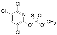 O-Methyl O-(3,5,6-Trichloro-2-pyridinyl)phosphorochloridothioic Acid Ester