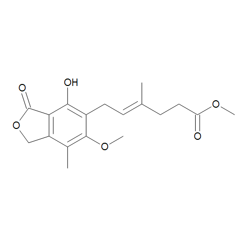Methyl (4E)-6-(4-Hydroxy-6-methoxy-7-methyl-3-oxo-1,3-dihydroisobenzofuran-5-yl)-4-methylhex-4-enoate (MM1001.05)
