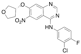 (R)-N-(3-Chloro-4-fluorophenyl)-6-nitro-7-((tetrahydrofuran-3-yl)oxy)quinazolin-4-amine