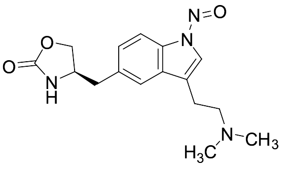 (R)-4-((3-(2-(Dimethylamino)ethyl)-1-nitroso-1H-indol-5-yl)methyl)oxazolidin-2-one