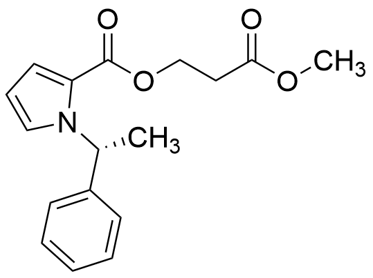 3-Methoxy-3-oxopropyl (R)-1-(1-phenylethyl)-1H-pyrrole-2-carboxylate