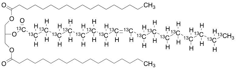 1,3-Distearoyl-2-oleoyl-13C18 Glycerol