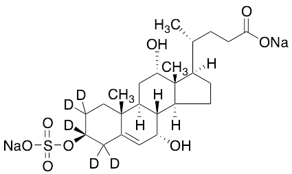 (3beta,7alpha,12alpha)-7,12-Dihydroxy-3-(sulfooxy)chol-5-en-24-oic-d5 Acid Disodium Salt