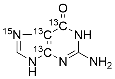 Guanine-4,5,6-13C3-7-15N